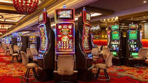 Live casino blackjack table with dealer and players